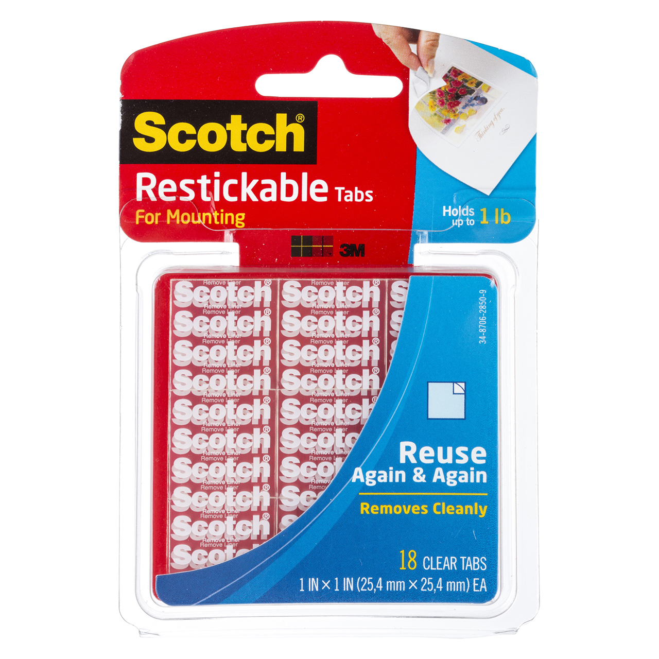 3M 7000023922 | Scotch 1.000" OAL x 1.000" Width General Purpose Foam Tape