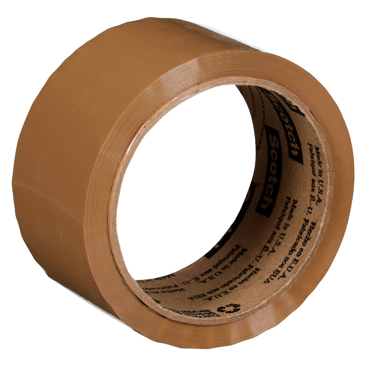 3M 7010374971 | 3.000" Size x 54.680yd OAL x 1.880" Width x 1.200mil Baking Thickness Polypropylene Film 371 Box Sealing Tape - Tan