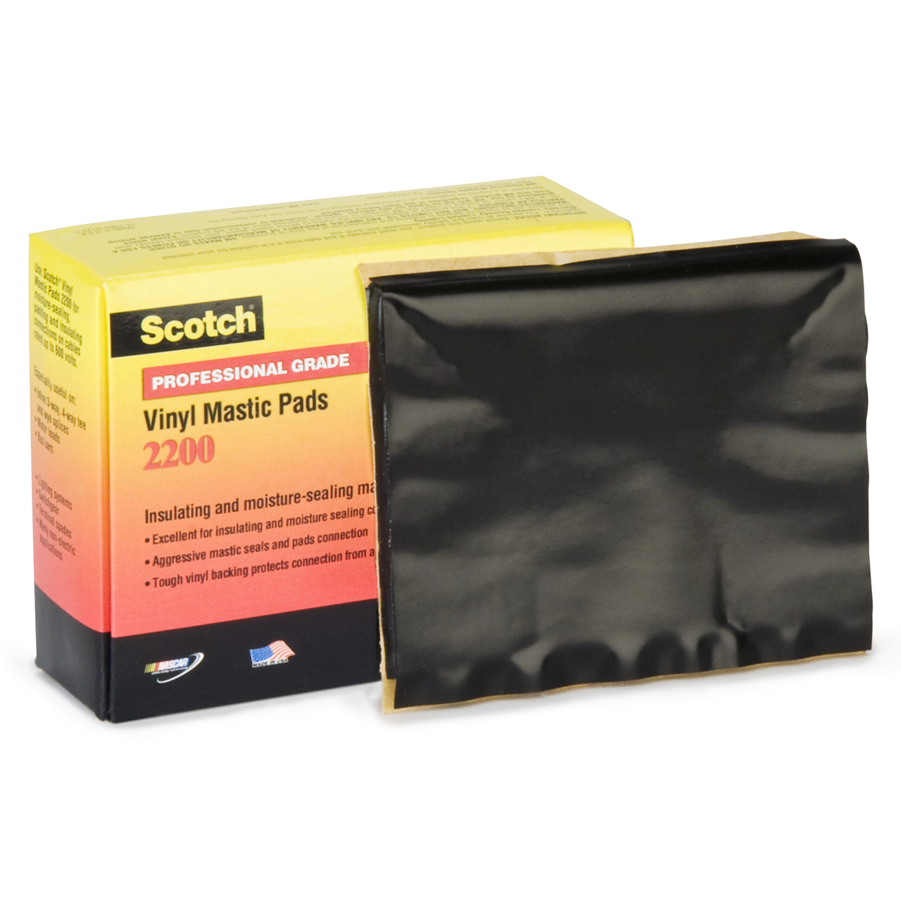 3M 7100165386 | 2200-2.5X8.5IN Scotch 8.500" Width x 125.0 mil Thickness Sealing Tape