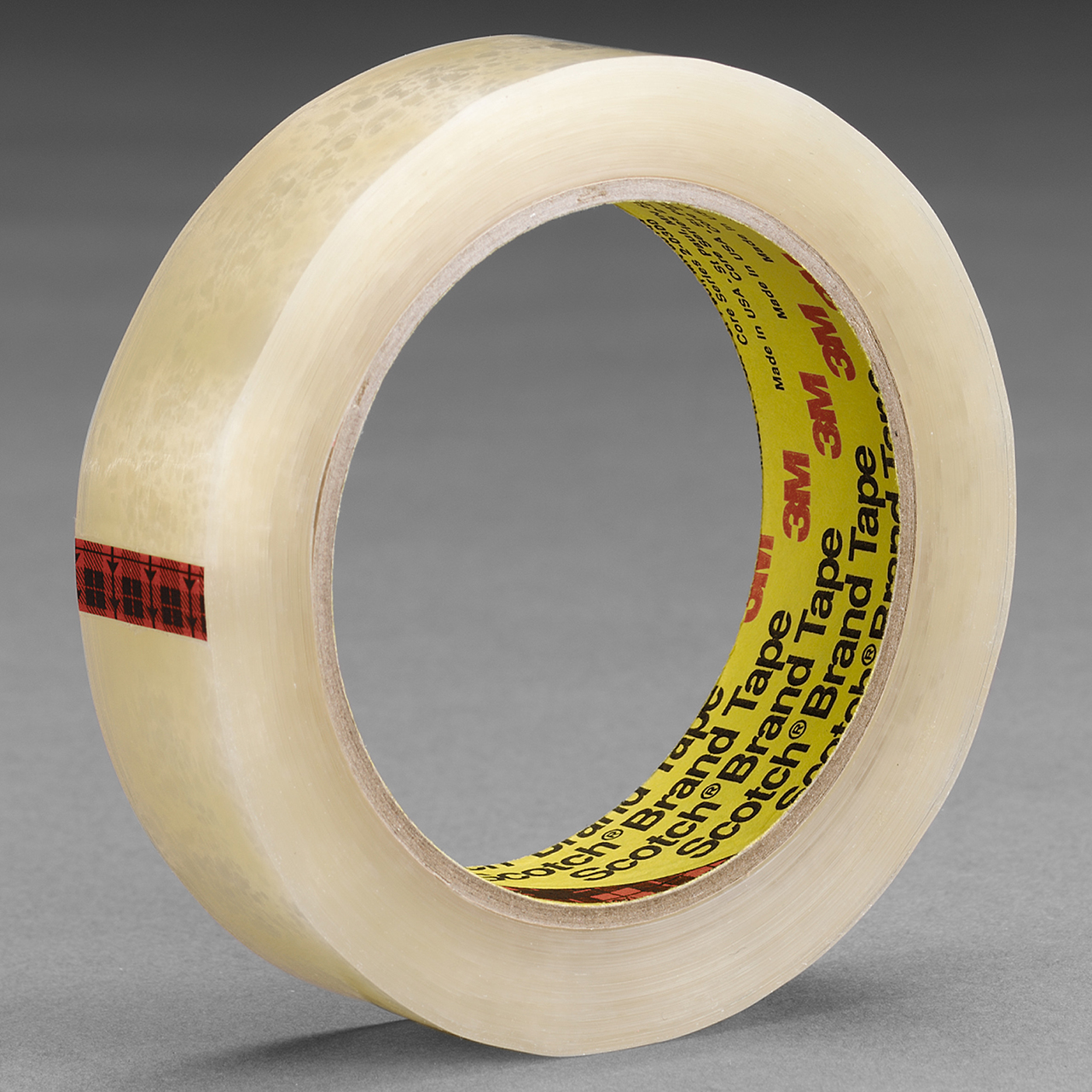 3M 7000001181 | 3.000" Size x 72.000yd Overall Length x 1.000" Width x 1.500mil Baking Thickness UPVC Film 600 Box Sealing Tape - Transparent