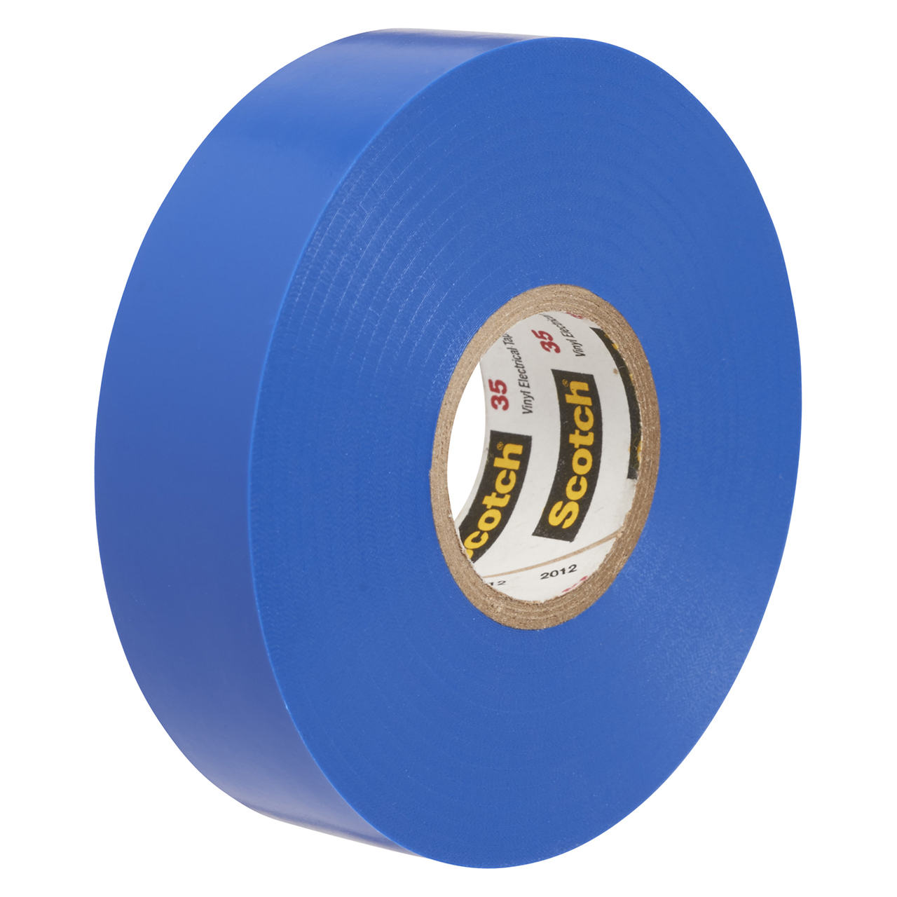 3M 7000132637 | 35-1/2X20FT-BL Scotch 20' OAL x 0.500" Width Color Coding Electrical Tape