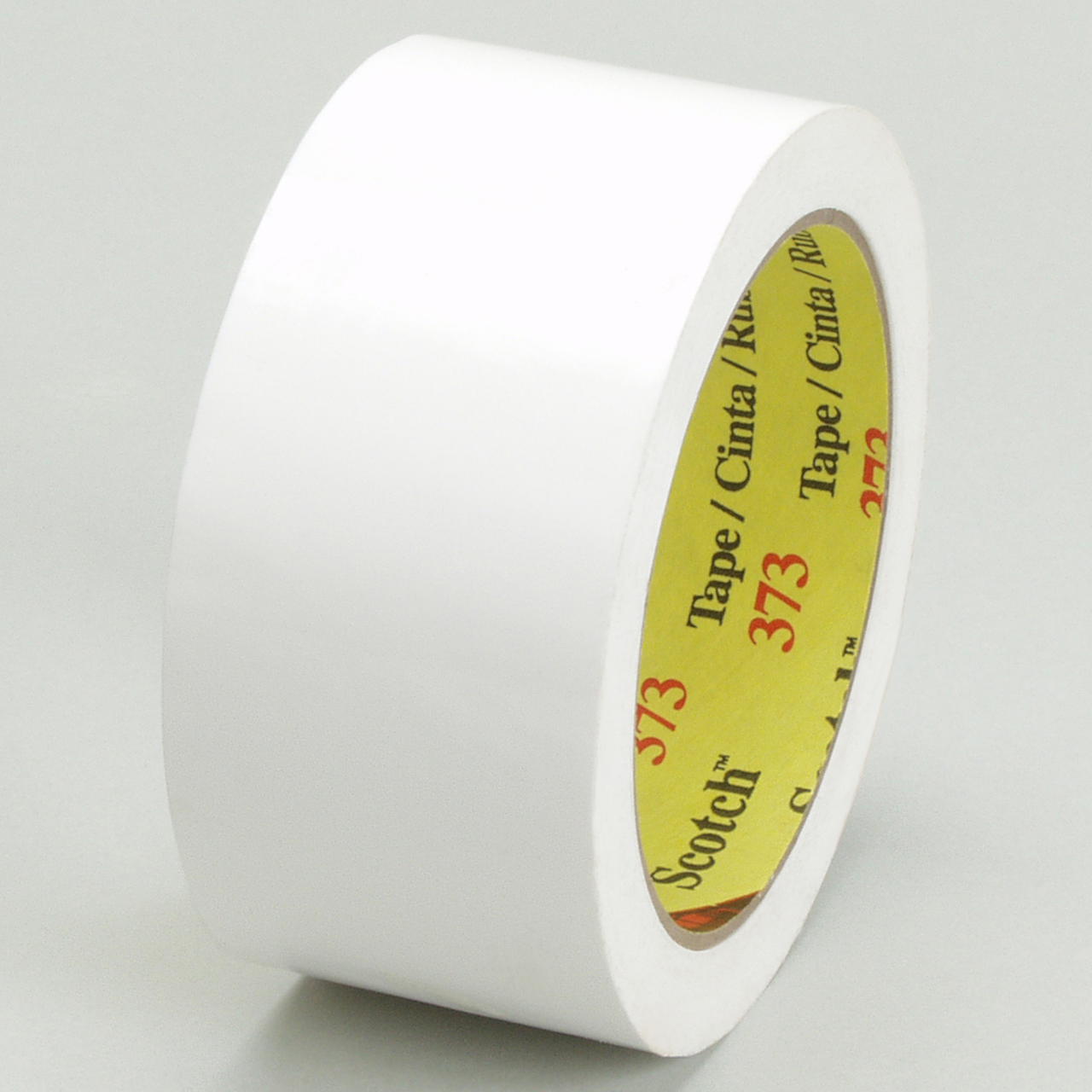 3M 7010312612 | Scotch 3.000" Size x 999.560yd OAL x 2.830" Width Polypropylene Film 373 Box Sealing Tape - White