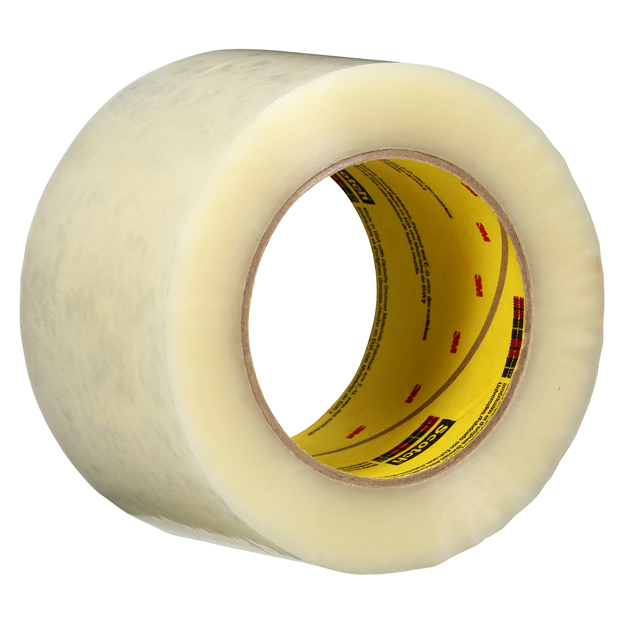 3M 7100291634 | 3.000" Size x 999.563yd OAL x 1.890" Width x 1.600mil Baking Thickness Polypropylene Film 373+ Box Sealing Tape - Tan