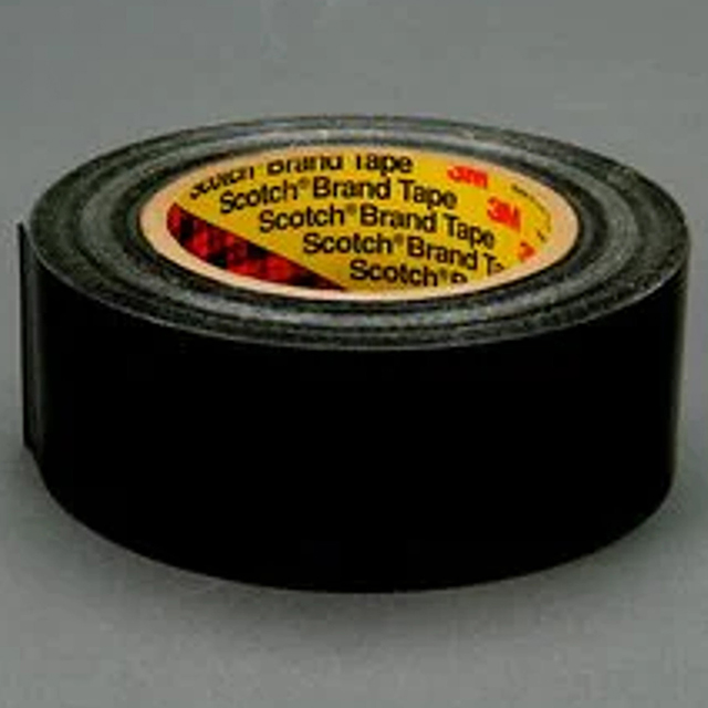 3M 7000137853 | Scotch 3.000" Size x 60.140yd OAL x 1.410" Width Polyester Film 890MSR Filament Tape - Black