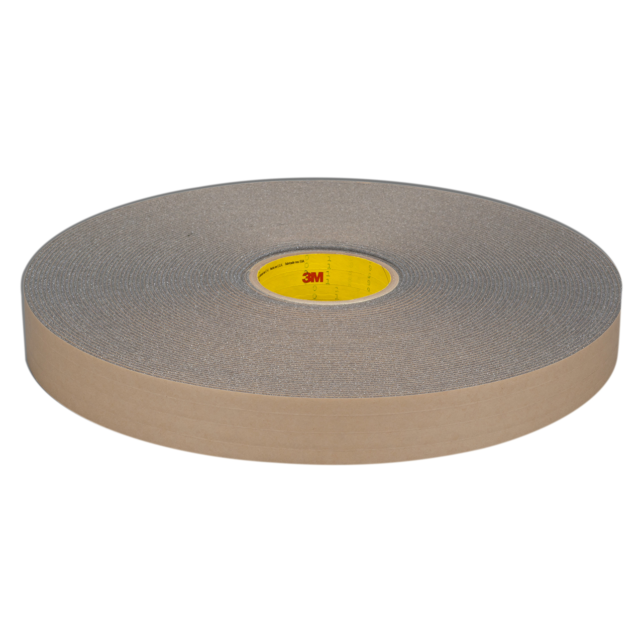 3M 7000123395 | 36.000yd Overall Length x 1.000" Width x 125.000mil Baking Thickness Urethane 4318 General Purpose Foam Tape - Charcoal Gray