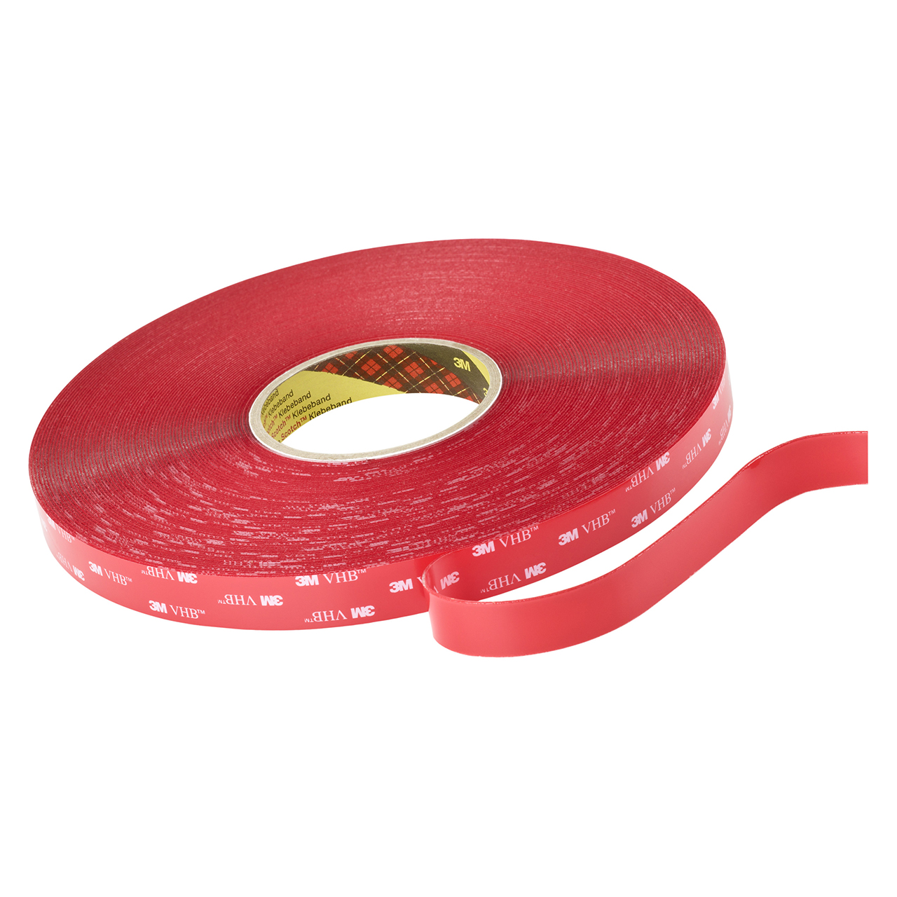 3M 7000123482 | 3.000" Size x 36.000yd Overall Length x 0.500" Width x 5.000mil Baking Thickness Acrylic Foam 4910 VHB Tape - Transparent
