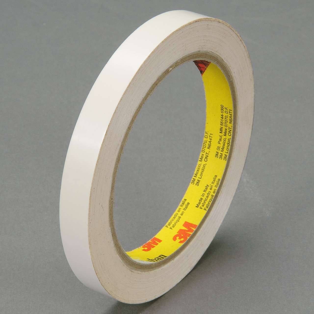 3M 7100083891 | 3.000" Size x 72.180yd OAL x 0.470" Width x 1.500mil Baking Thickness UPVC Film 690 Specialty Application Tape - White
