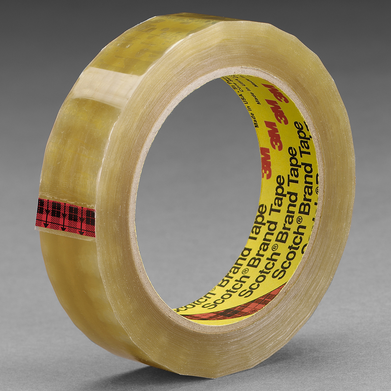 3M 7010331696 | 3.000" Size x 72.000yd OAL x 0.370" Width x 1.500mil Baking Thickness UPVC Film 681 Box Sealing Tape - Transparent