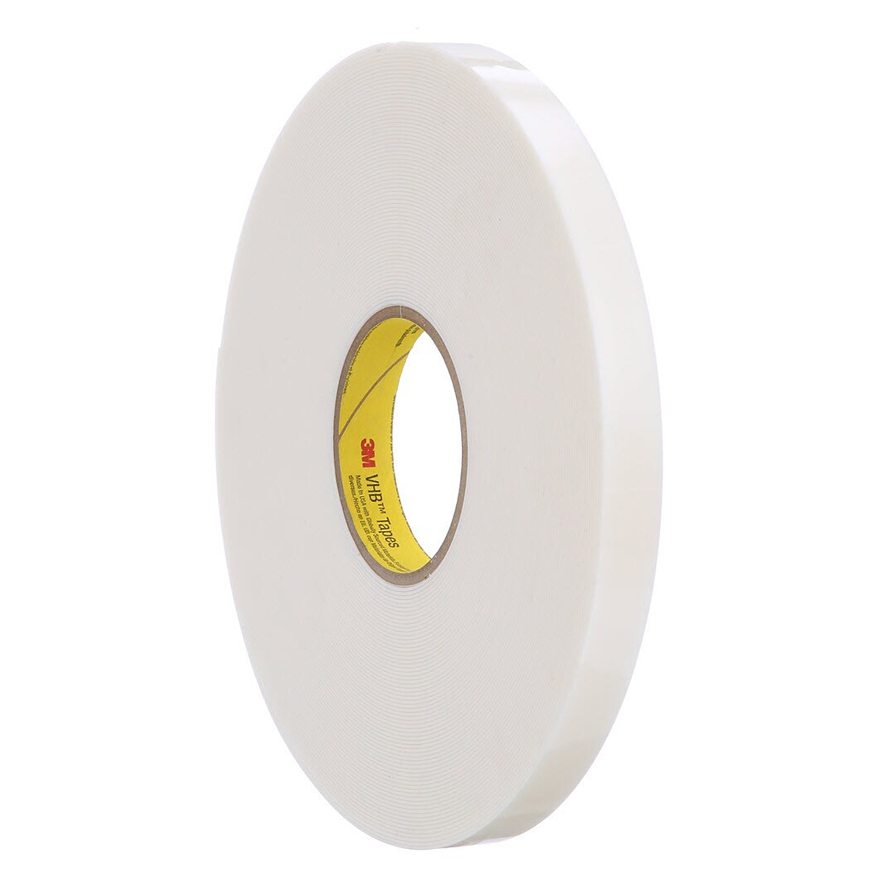 3M 7000048506 | VHB 3.000" Size x 36.000yd Overall Length x 0.750" Width Acrylic Foam 4951 VHB Tape - White