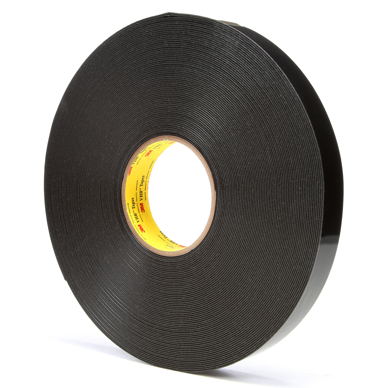 3M 7000123398 | 3.000" Size x 36.000yd Overall Length x 1.000" Width x 2.000mil Baking Thickness Acrylic Foam 4949 VHB Tape - Black