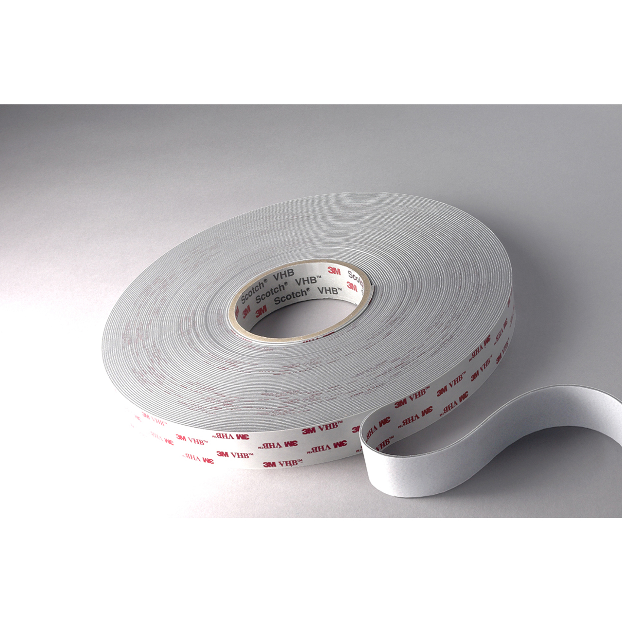 3M 7000048519 | 3.000" Size x 36.000yd Overall Length x 0.500" Width x 2.000mil Baking Thickness Acrylic Foam 4955 VHB Tape - White
