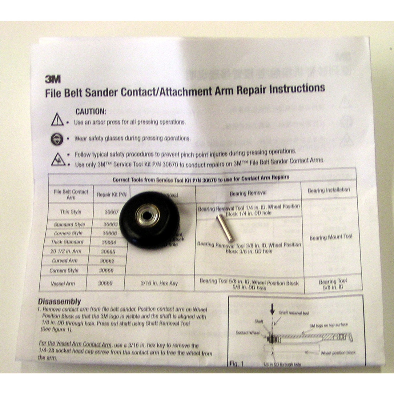 3M 7100090297 | 30668 File Belt Arm Repair Kit
