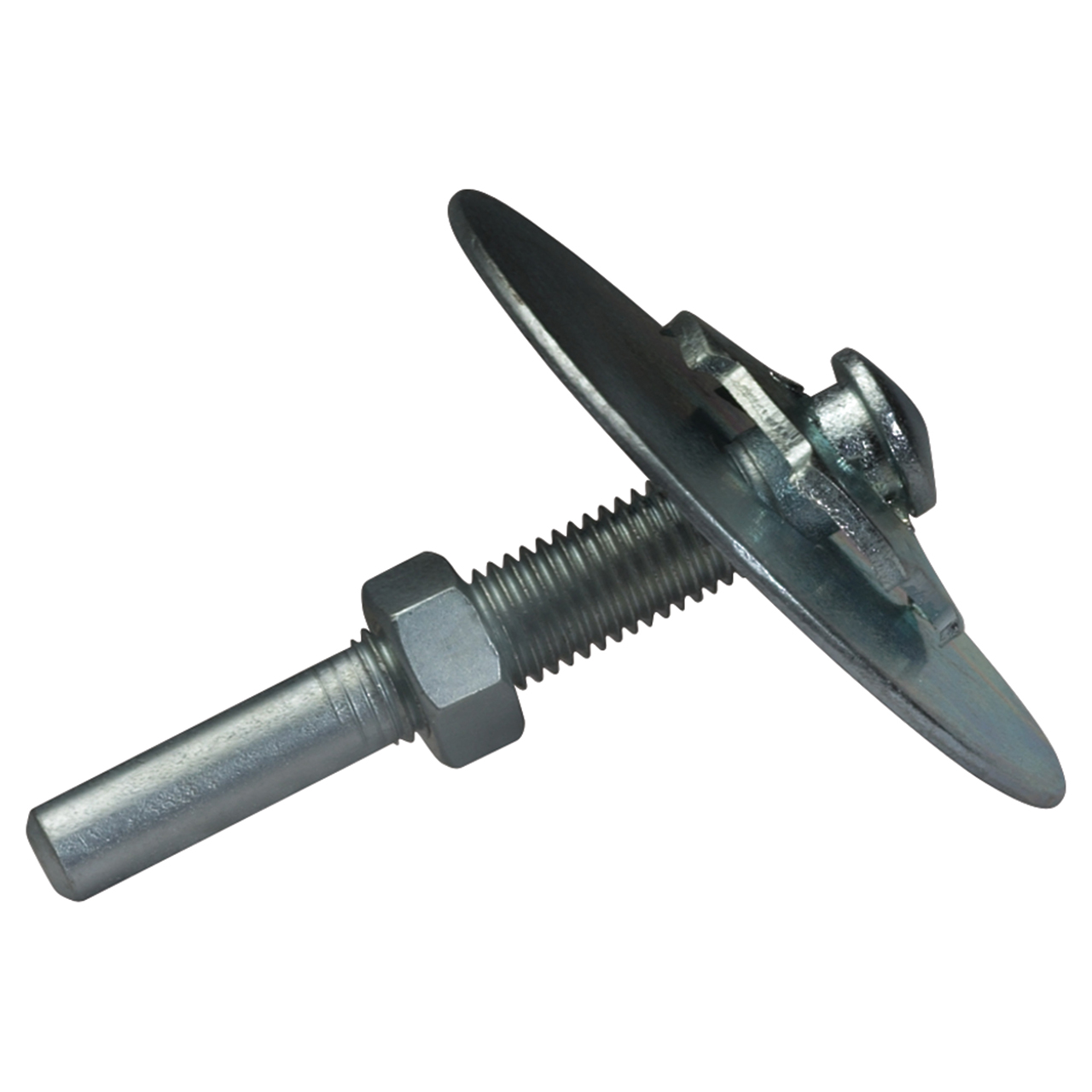 3M 7100043082 | 07491 1/4"M Thread x 1/4" Shank x 4.0 in OAL x 6" Width Wheel Mandrel