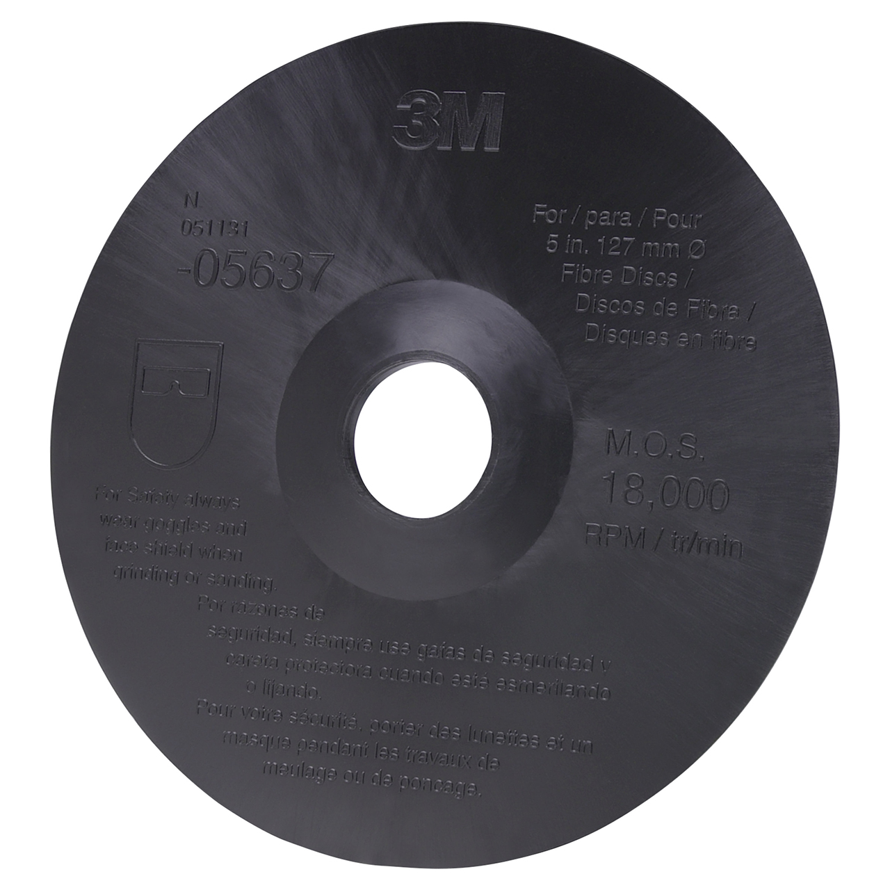 3M 7000120462 | 05637 5" Diameter Disc Backup Pad