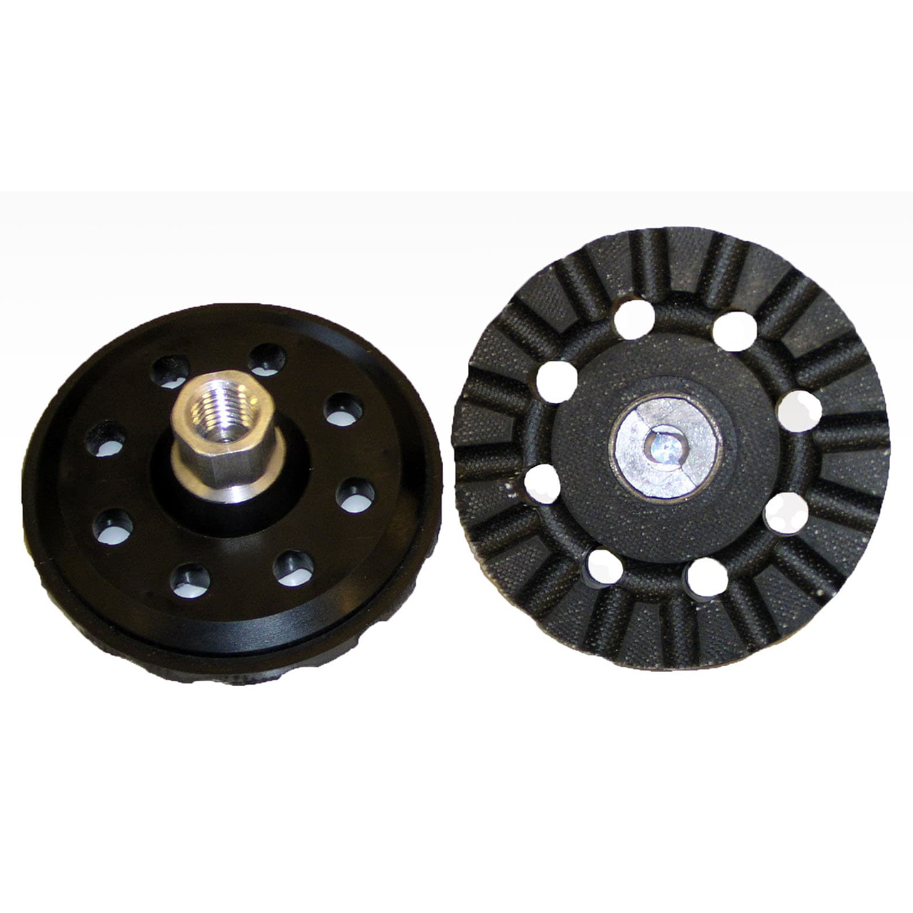 3M 7000144107 | 28473 Roloc 4" Diameter x 5/8-11" Thread x 15000 RPM TR Disc Pad