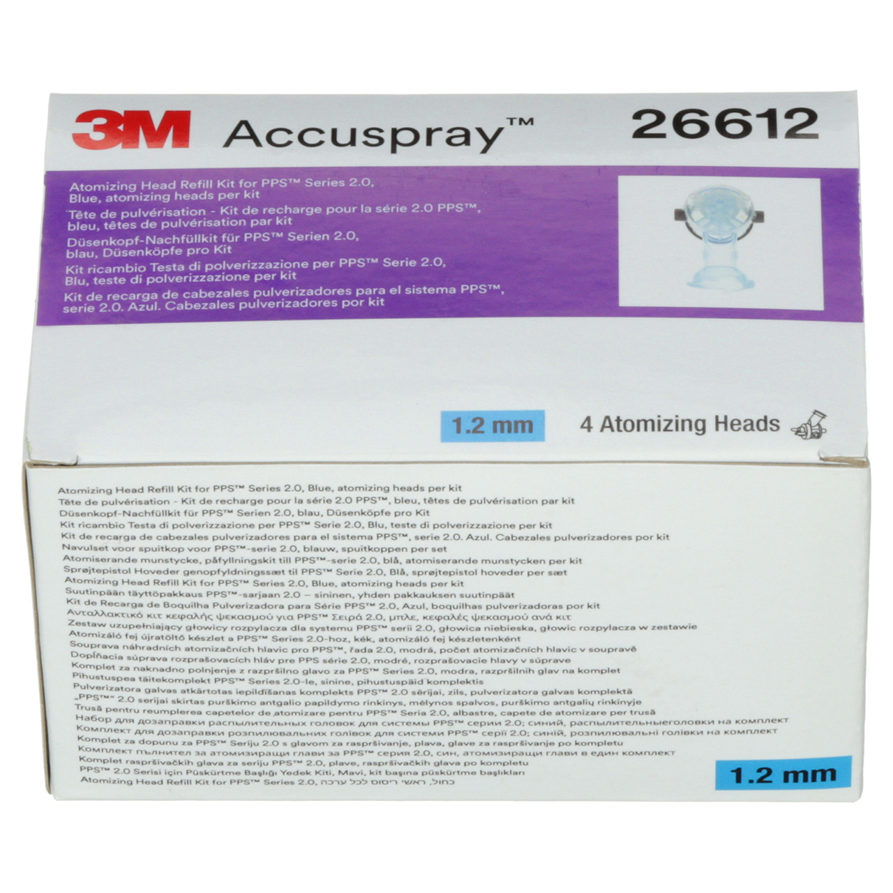 3M 7100143442 | 26612 Accuspray PPS Atomizing Head Refill Pack
