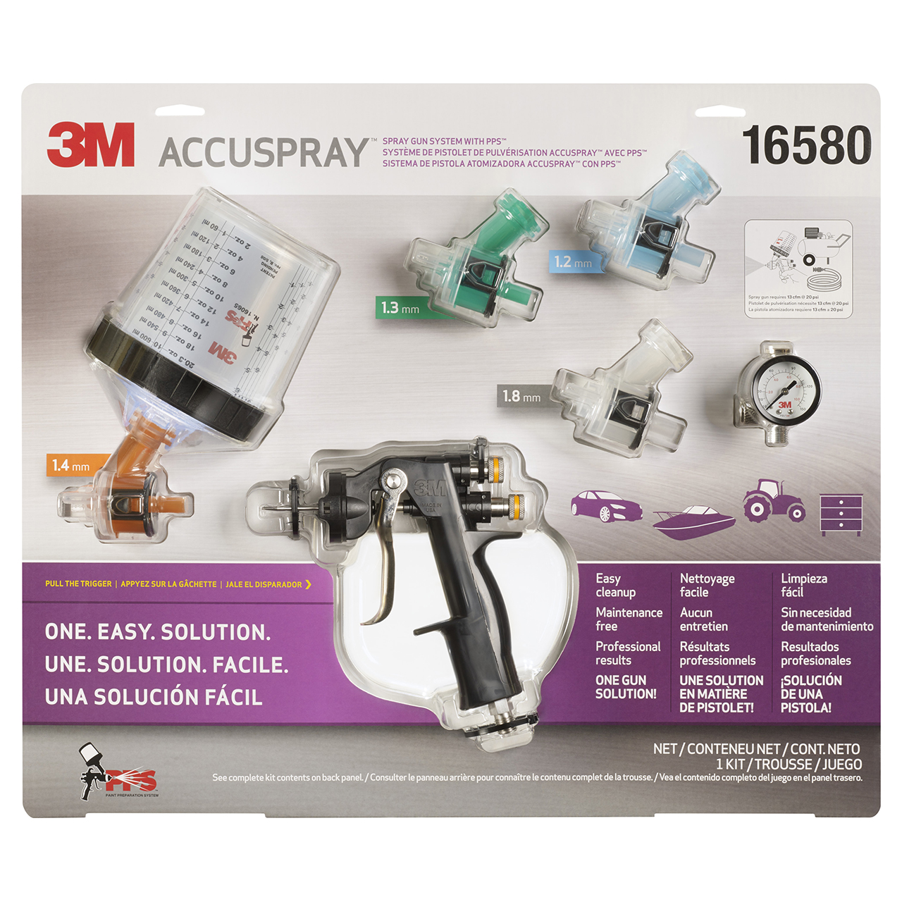 3M 7100099202 | 16580 Accuspray PPS Spray Gun