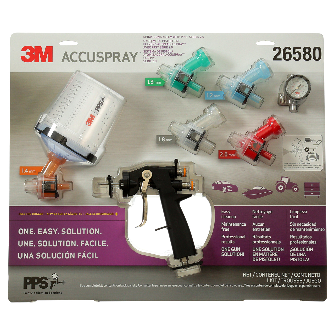 3M 7100163226 | 26580 Accuspray PPS Spray Gun