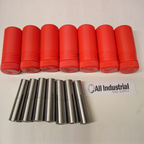 All Industrial 41300 | #2 Morse Taper Collet 7pc . Set 1/8" - 1/2" 2MT MT2 3/16 1/4 3/8 Round Chuck
