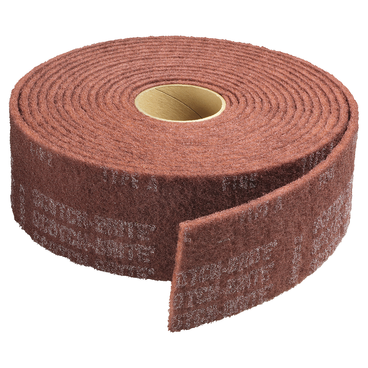 3M 7000120781 | Scotch-Brite 4" Width x 30.0' OAL Medium HS-RL Aluminum Oxide High Strength Roll