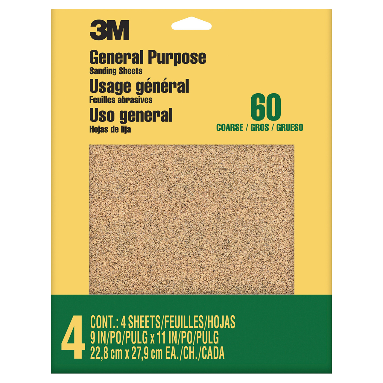 3M 7100140808 | 9" Width x 11" OAL Coarse Sandpaper