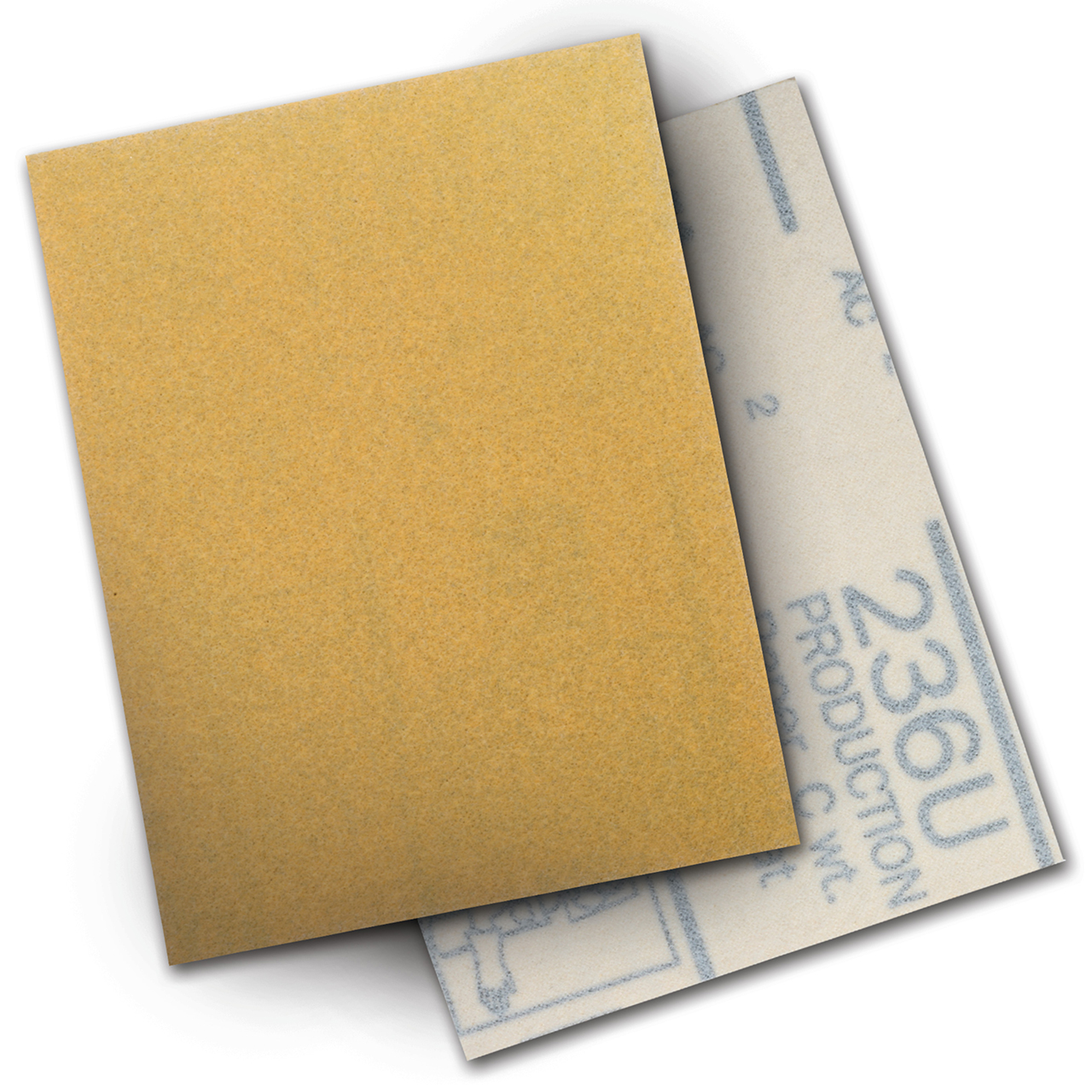 3M 7000119281 | Hookit 4" Width x 3" OAL x C Weight P220 Grit 236U Aluminum Oxide Paper Sheet