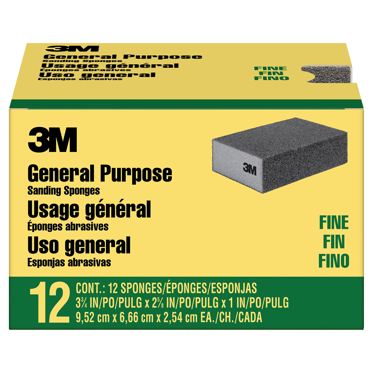3M 7100241249 | Fine Grade Sanding Sponge