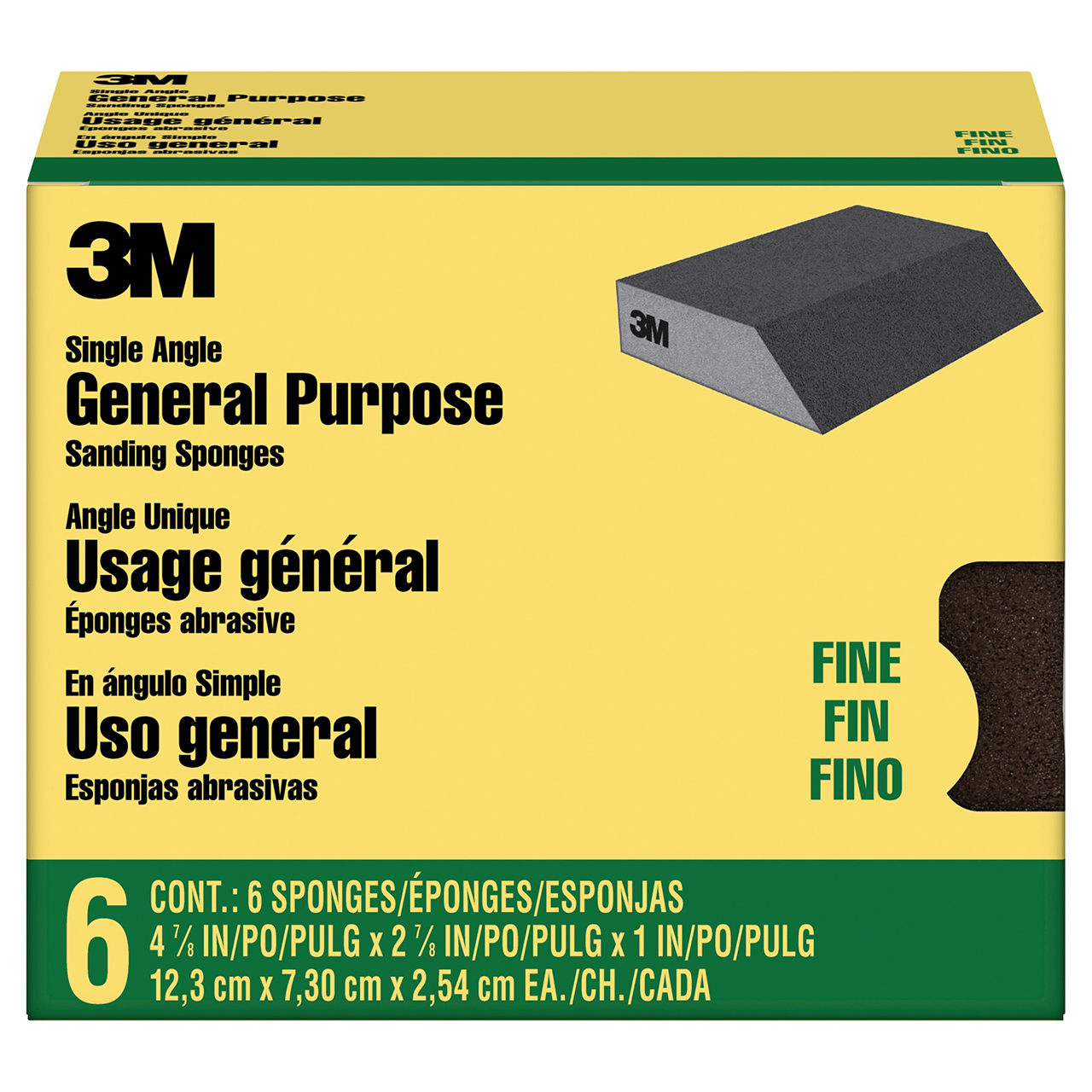 3M 7100101532 | Fine Grade Sanding Sponge