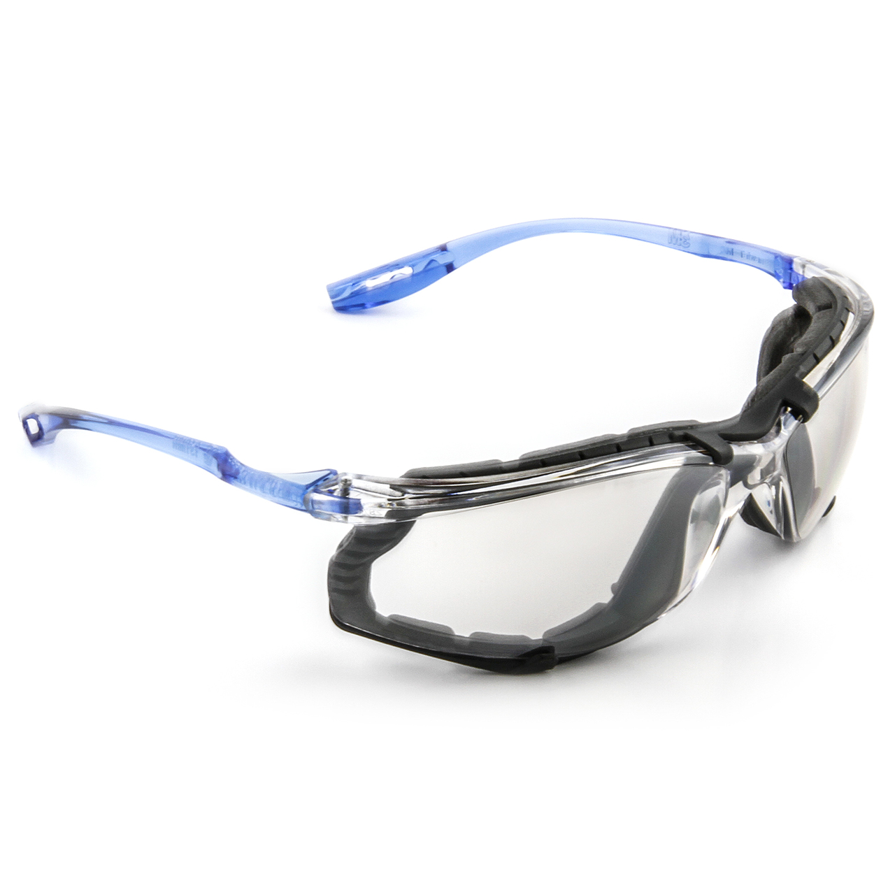 3M 7000128261 | Virtua 11874-00000-20 2.000" Width x 6.000" OAL Anti-scratch & Anti-fog Light Blue Frame Safety Glass