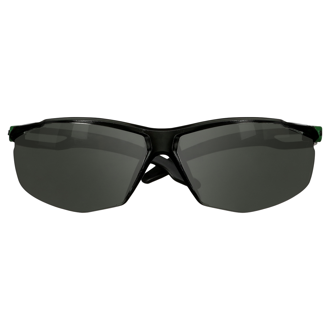 3M 7100239086 | SecureFit SF530AF-GRN Anti-scratch & Anti-fog Green & Black Frame Safety Glass