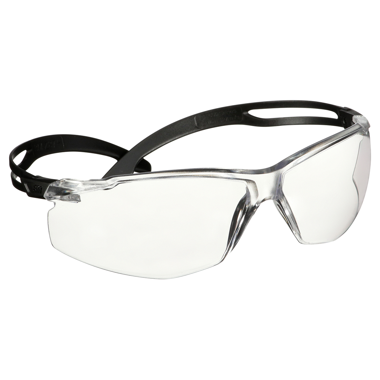 3M 7100228736 | SecureFit SF501AF-BLK Anti-scratch & Anti-fog Black Frame Safety Glass