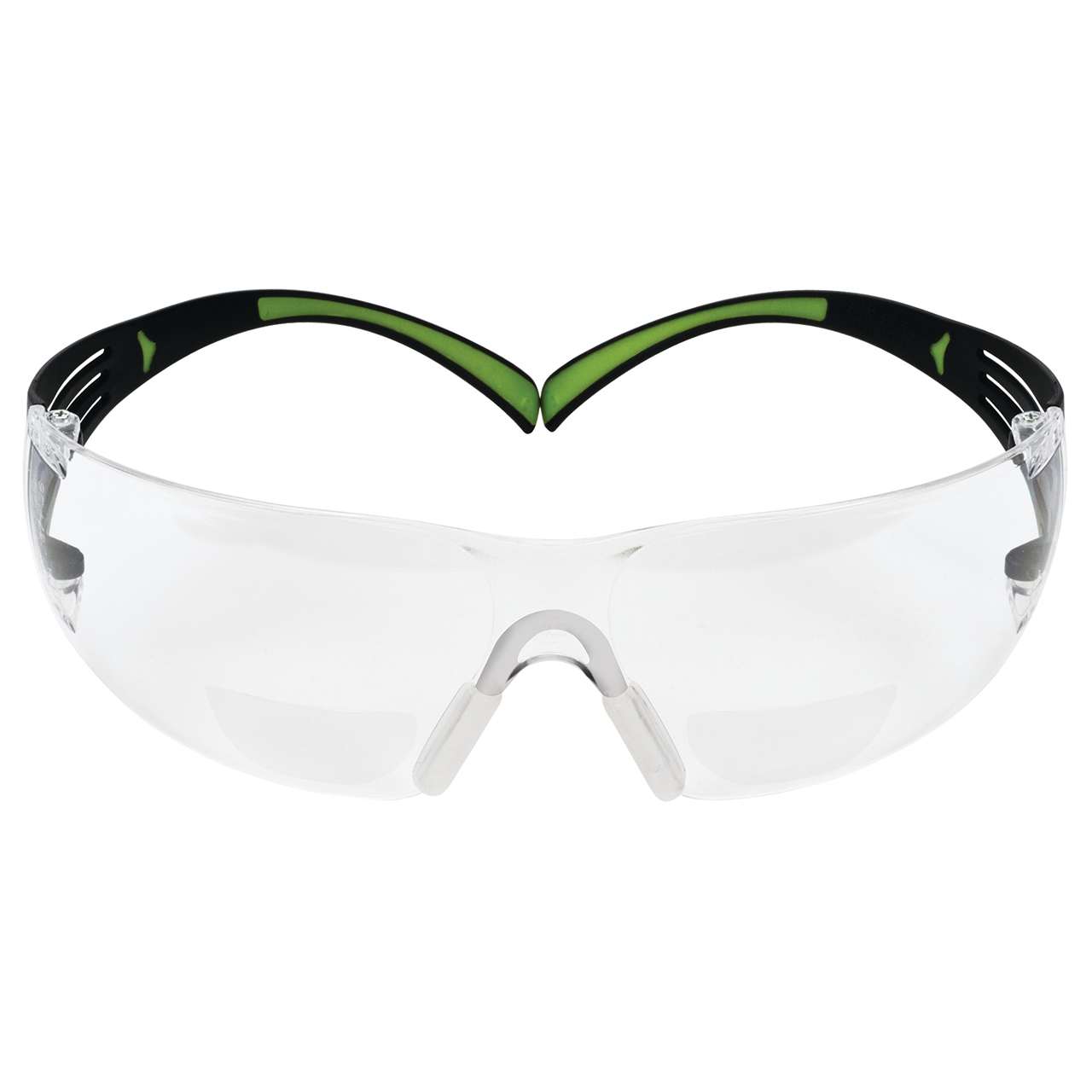 3M 7100115329 | SecureFit SF425AF 2.500" Width x 5.500" OAL Anti-scratch & Anti-fog Black Frame Safety Glass