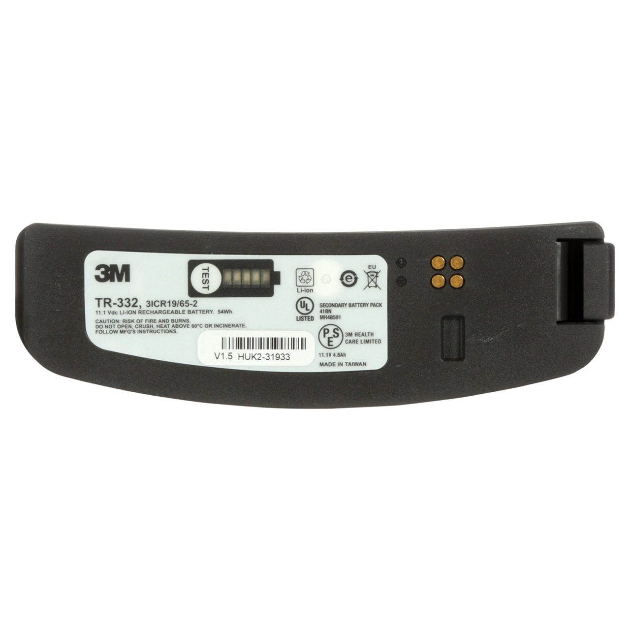 3M 7000052903 | Versaflo TR-332 Black Respirator Battery