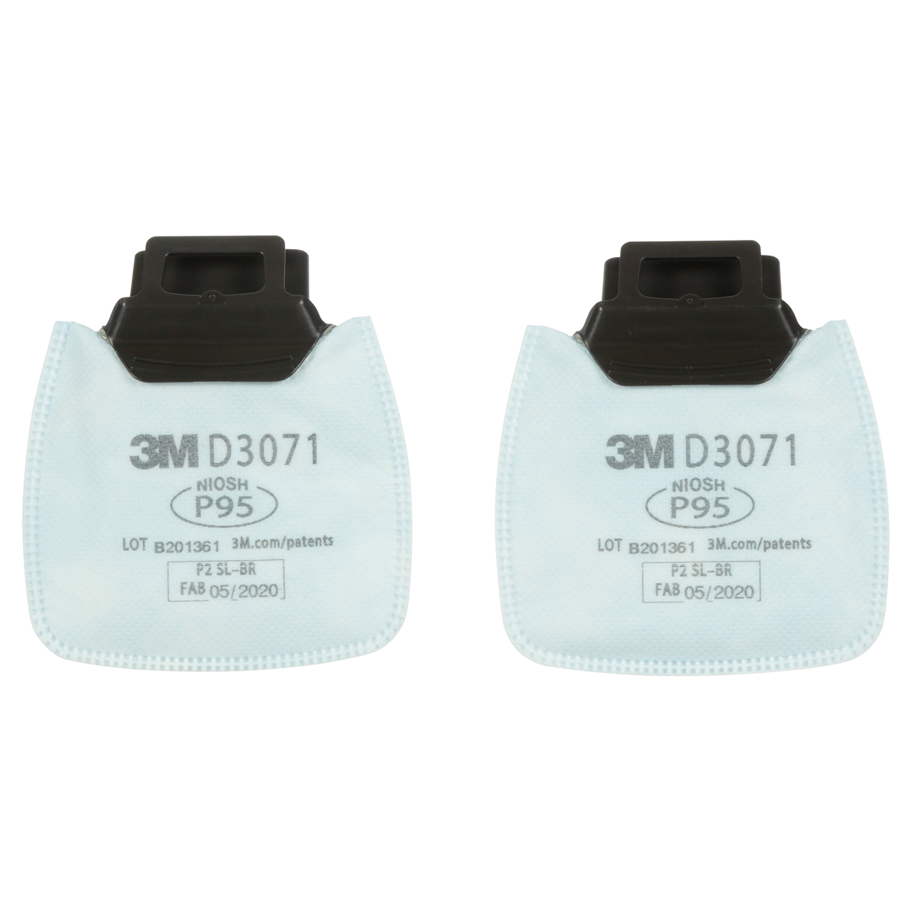 3M 7100213358 | Secure Click D3071 105.00mm Width x 120.00mm OAL Filter