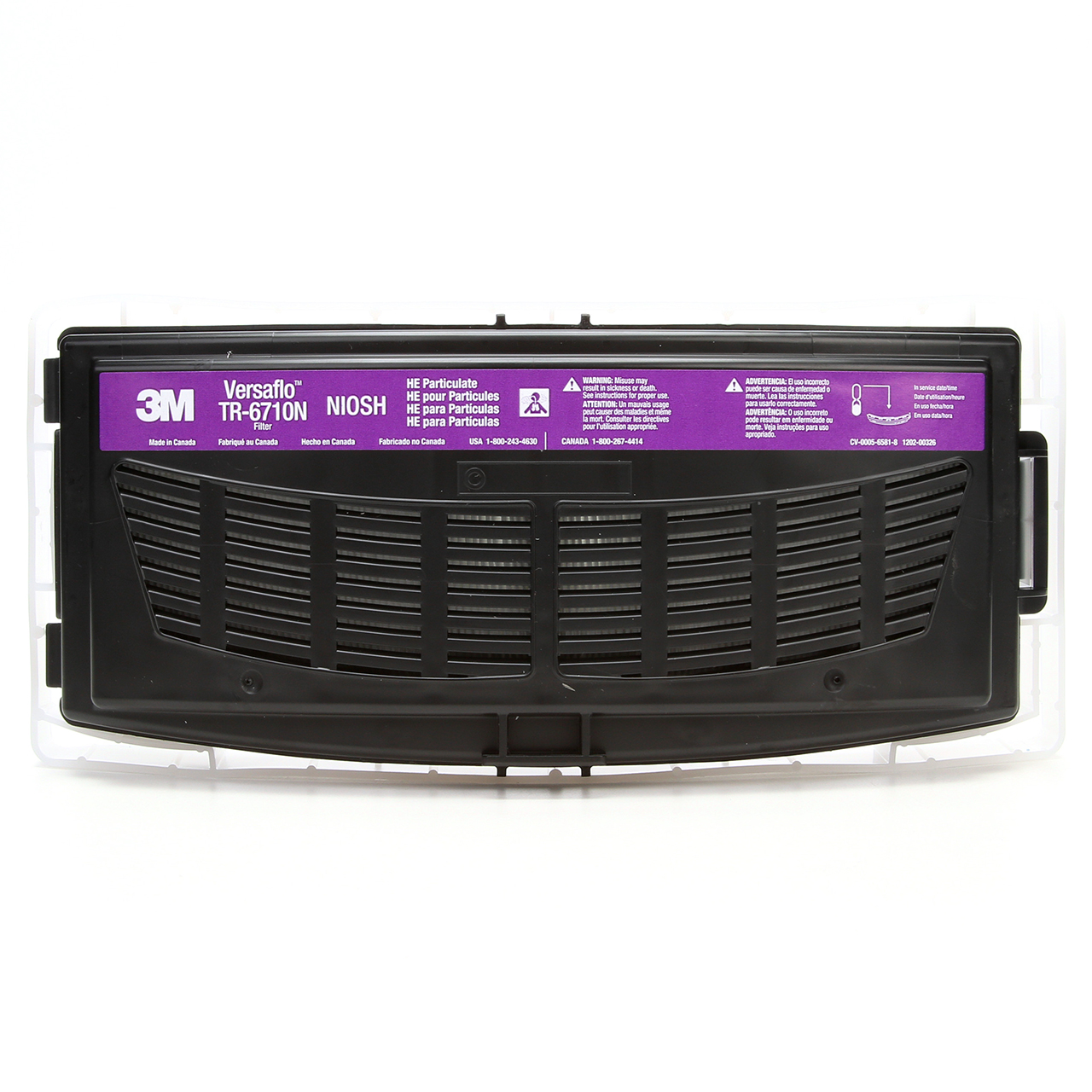 3M 7100019288 | Versaflo TR-6710N-40 Black Filter