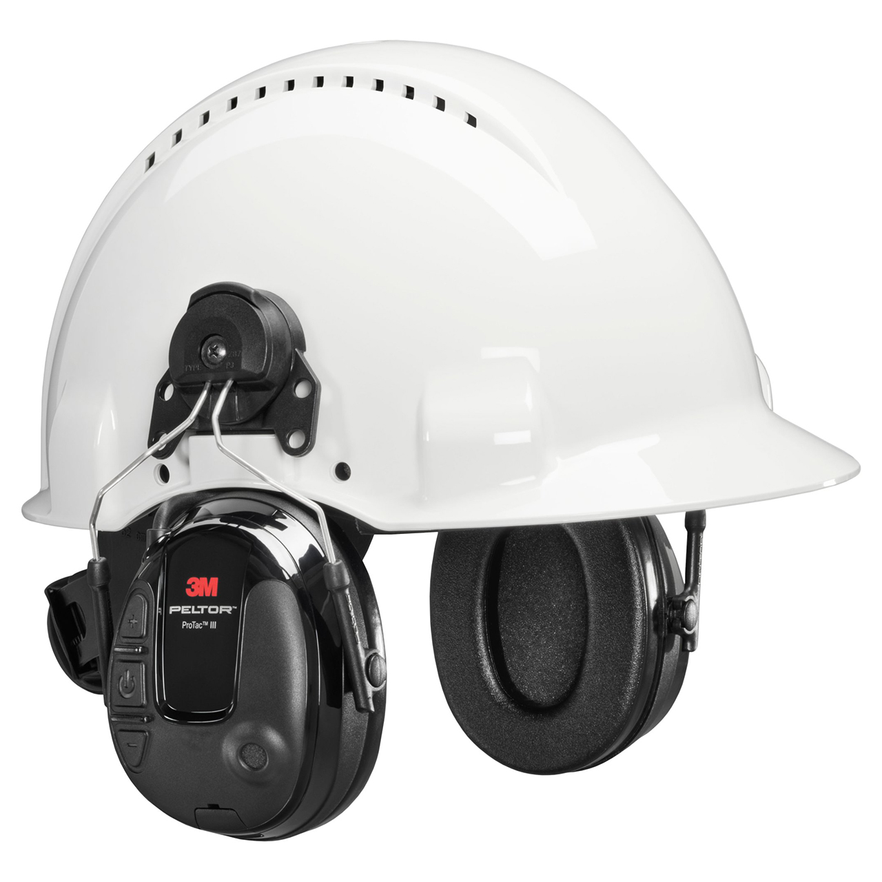 3M 7100088455 | PELTOR MT13H220P3E Hard Hat Mount Communication Headset