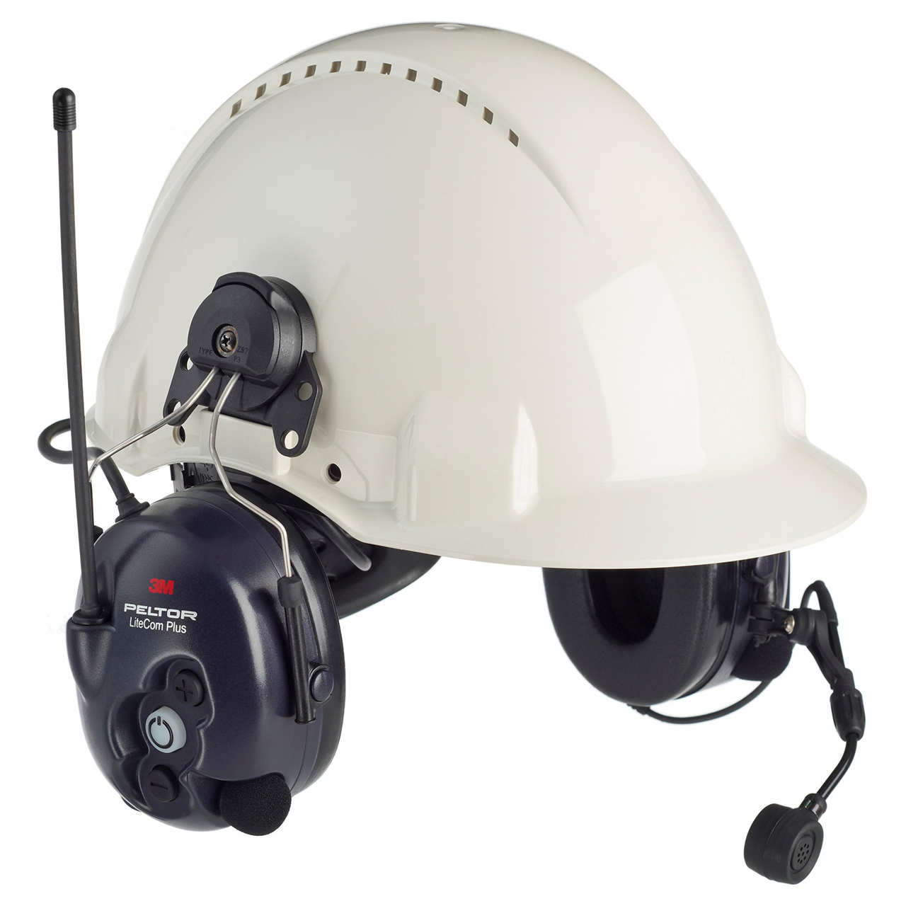 3M 7100204440 | PELTOR MT53H7P3E4602-NA Hard Hat Mount Communication Headset