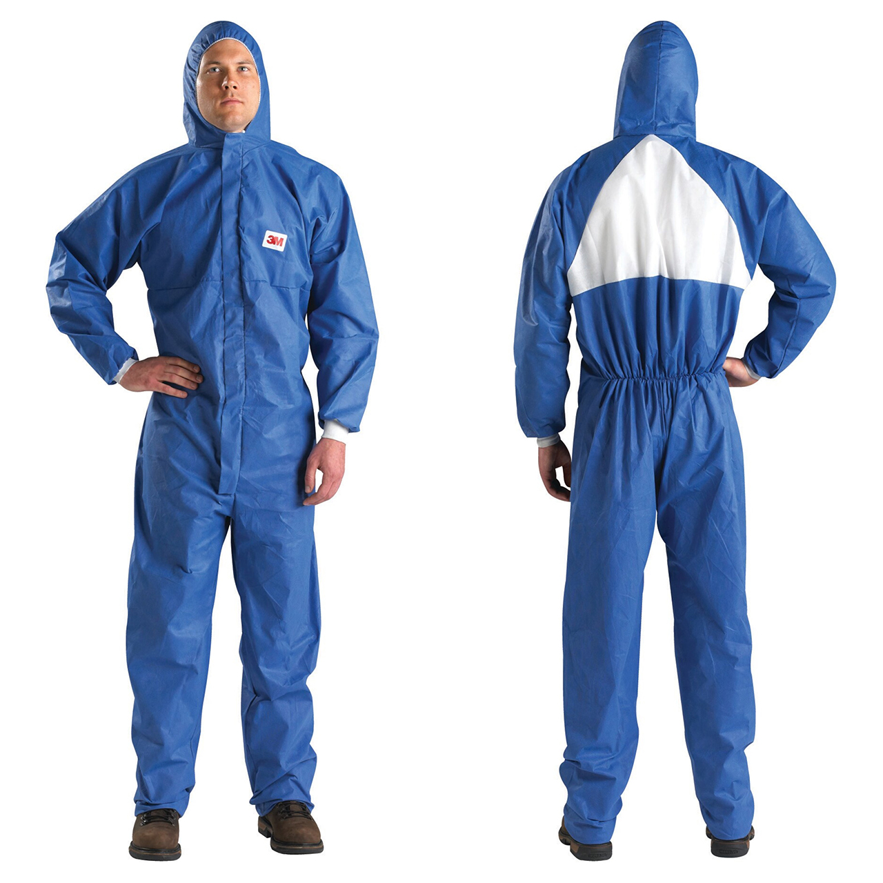 3M 7000109034 | 4530-BLK-M Blue Disposable Coverall