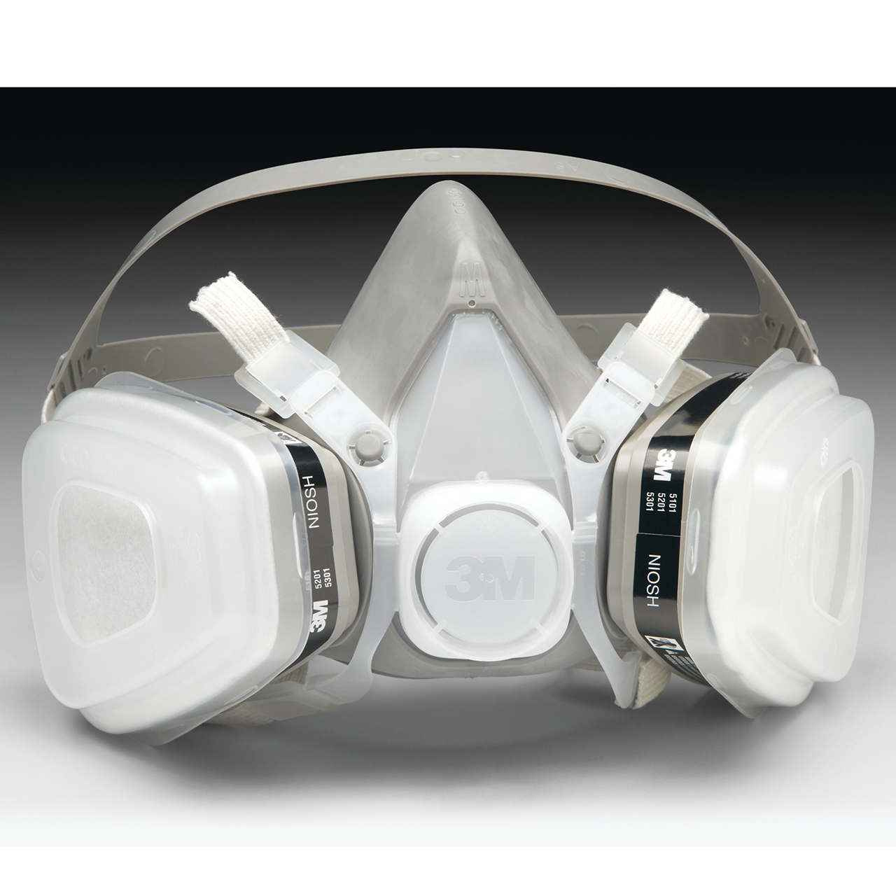 3M 7000052079 | 66070 Thermoplastic Elastomer (TPE) Half Facepiece Respirator