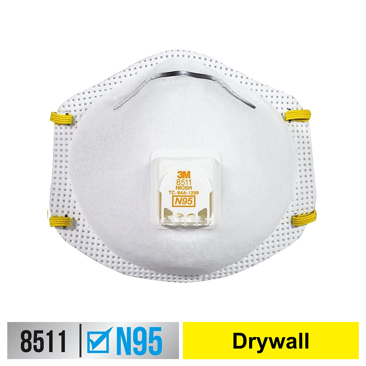 3M 7100117128 | 8511 One Size Fits Most Respirator