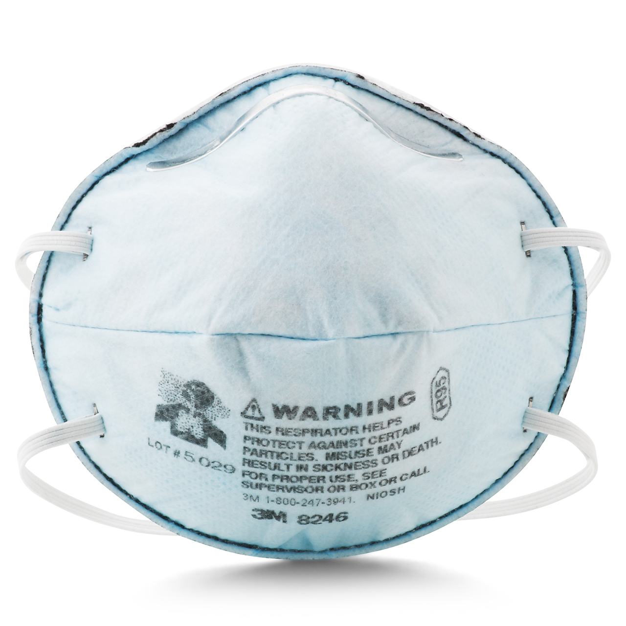 3M 7000002059 | 8246 Cup Style Carbon Filter Standard Respirator