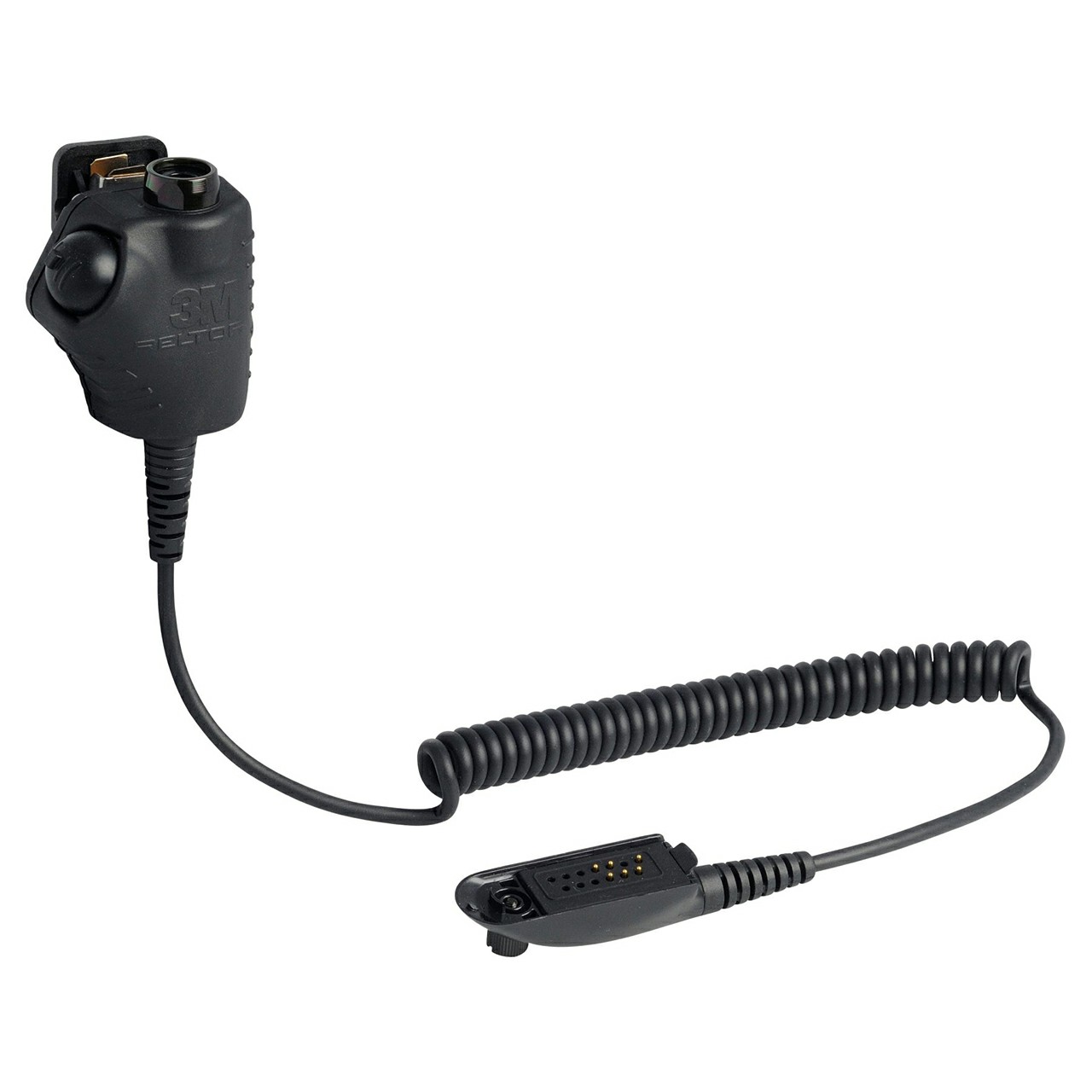 3M 7100150832 | PELTOR FL4030-02 Black Push to Talk Adapter