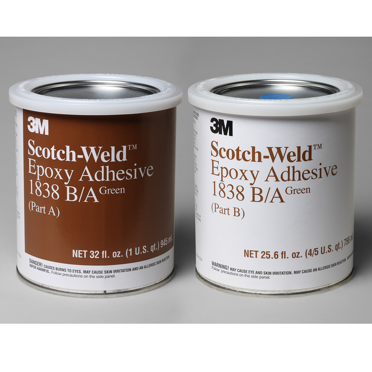 3M 7000046340 | Scotch-Weld 1838 1 qt Green Epoxy Adhesive