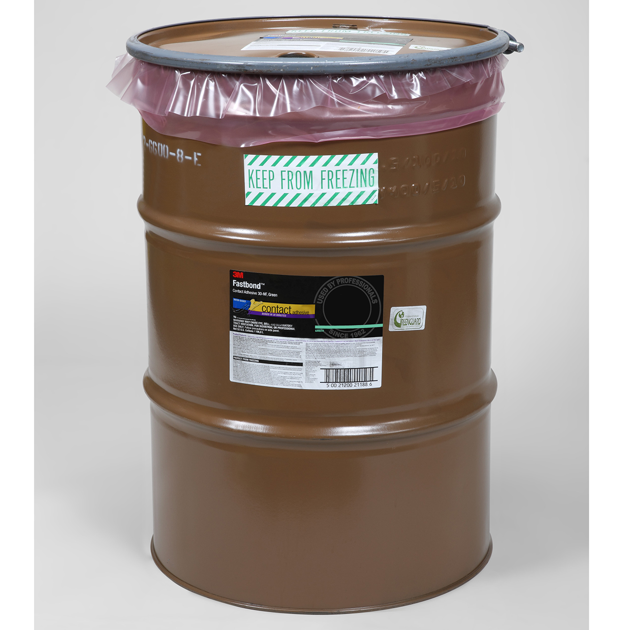 3M 7000121384 | Fastbond 30NF 55 Gallon Capacity Green Contact Adhesive