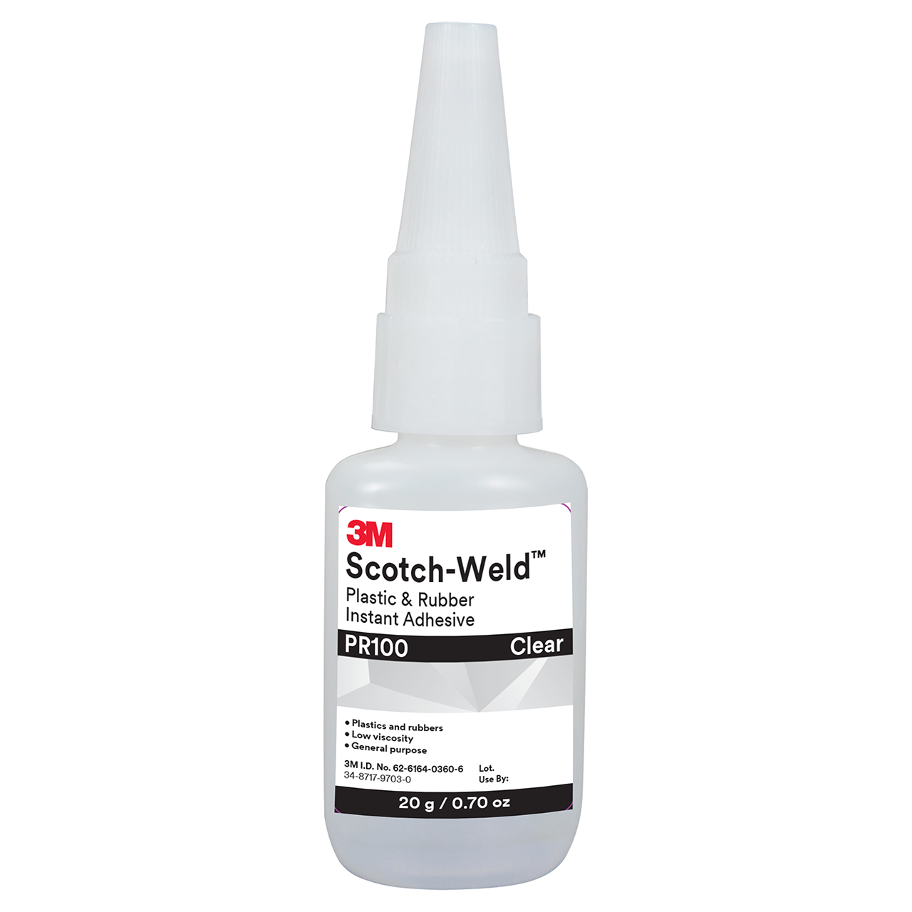 3M 7100039259 | Scotch-Weld PR100 20 g Transparent Instant Adhesive