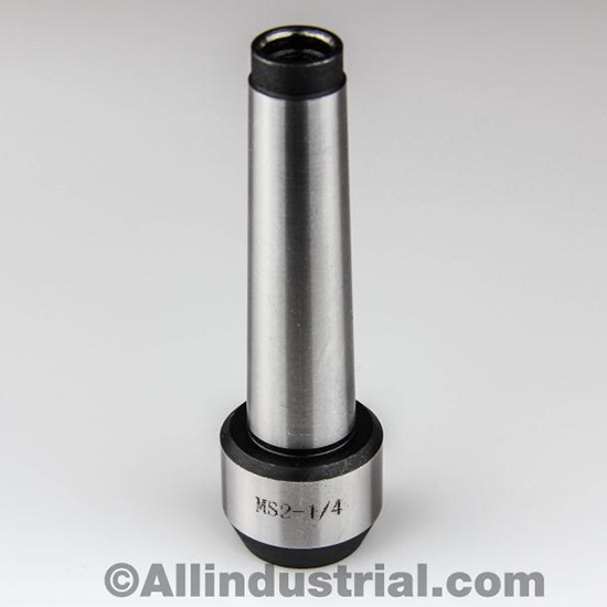 All Industrial 44512 | 1/4" MT2 Morse Taper End Mill Tool Holder Adapter 3/8"-16 Drawbar End 2MT