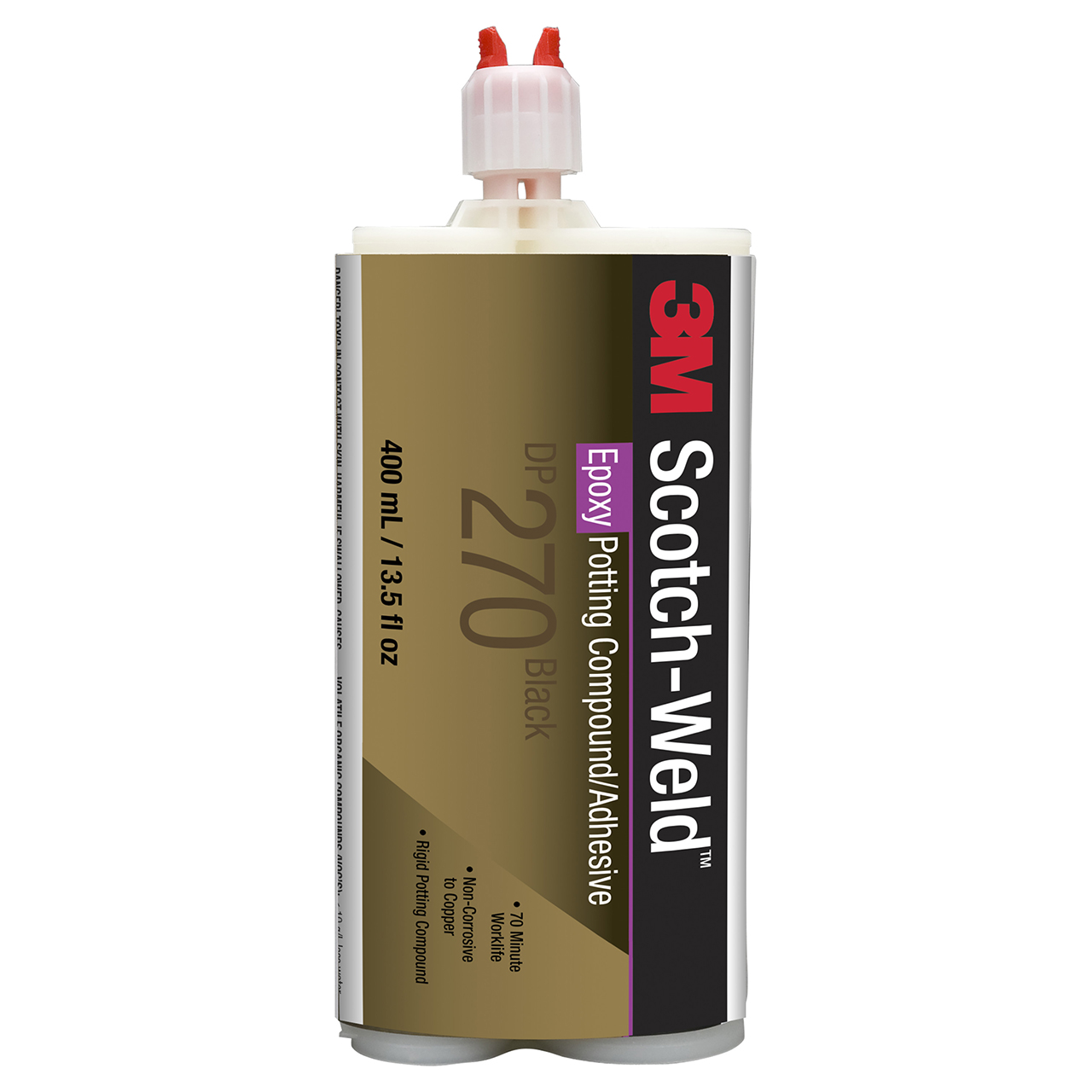 3M 7100082565 | Scotch-Weld 270 13.52 fl oz Black Epoxy Potting Compound