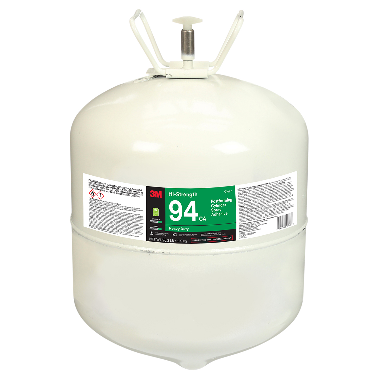 3M 7100139132 | 94 CA 26.2 lbs. Transparent Spray Adhesive