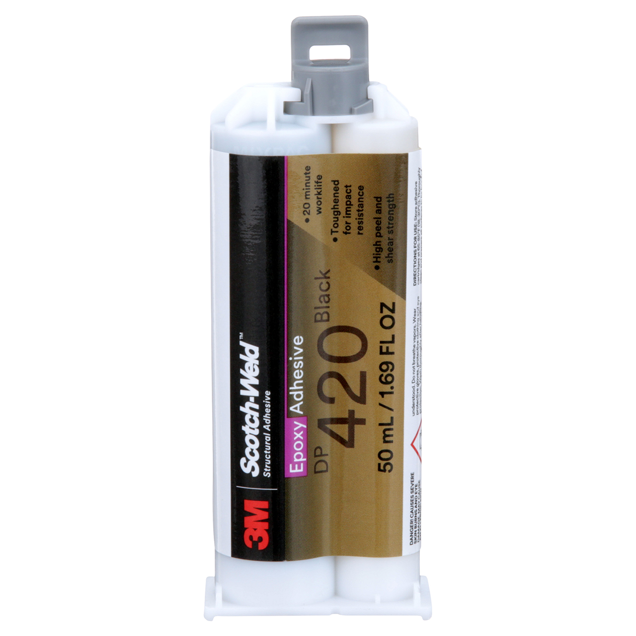 3M 7100148731 | Scotch-Weld DP420 1.69 fl oz Black Epoxy Adhesive