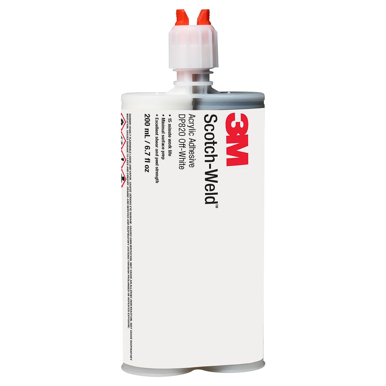 3M 7010329704 | Scotch-Weld 820 6.76 fl oz Off-white Acrylic Adhesive